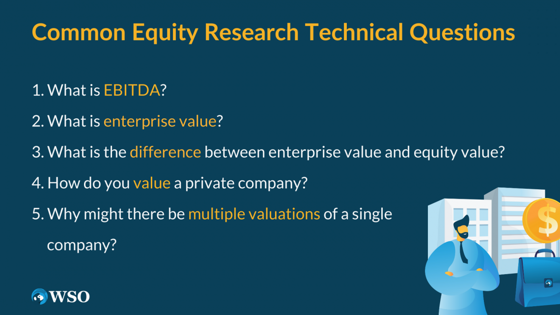 equity research technical interview questions